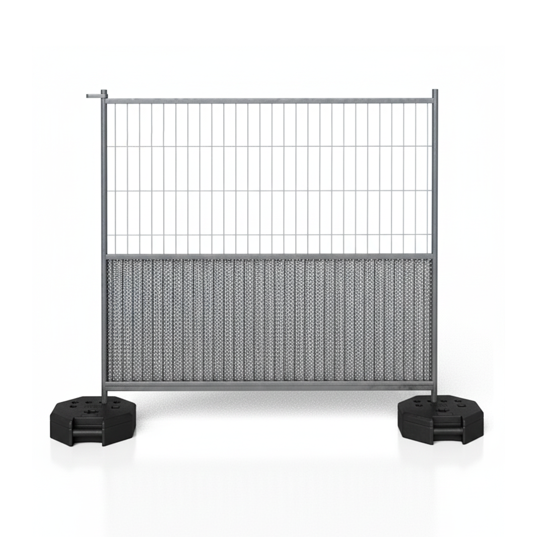 Clôture mi-bardée mi-grillagée Spéciale Ville de Paris