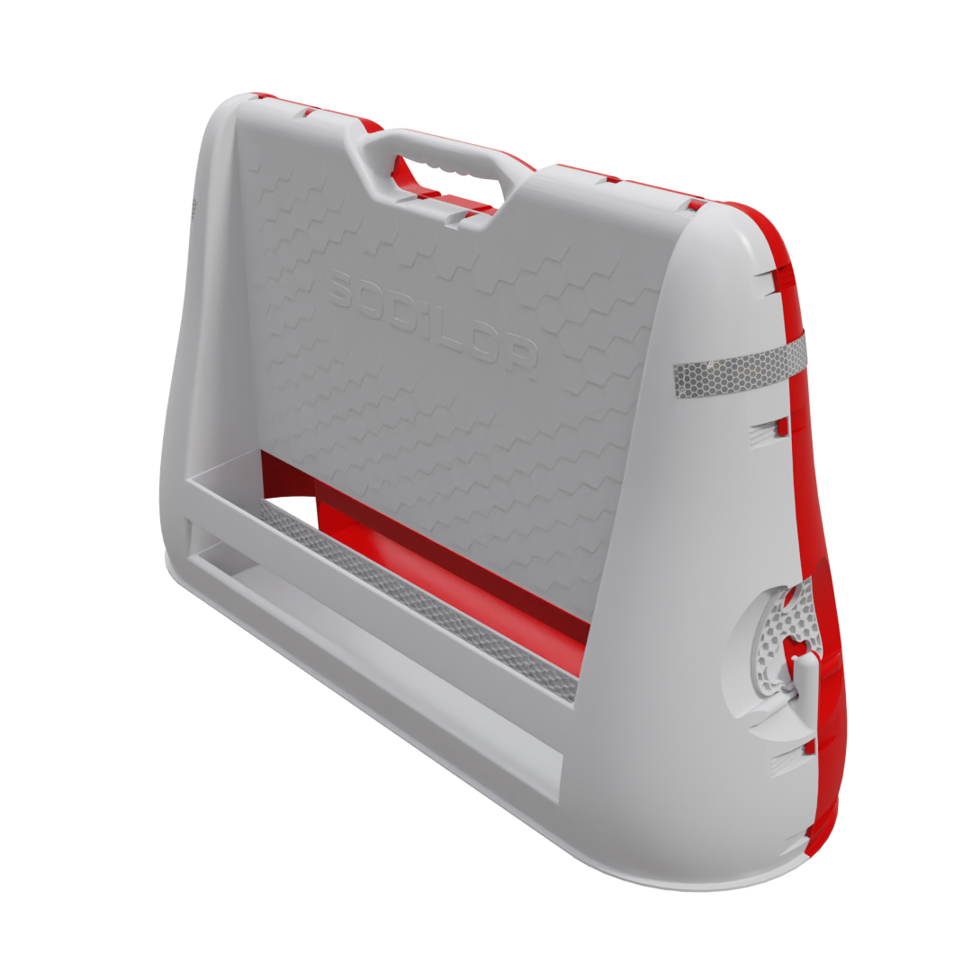 SEVO Korail - Séparateur de Voies K16 - Bicolore - 0.75 x 1.25 m