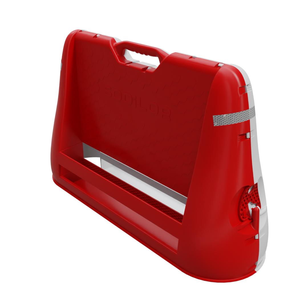 SEVO Korail - Séparateur de Voies K16 - Bicolore - 0.75 x 1.25 m