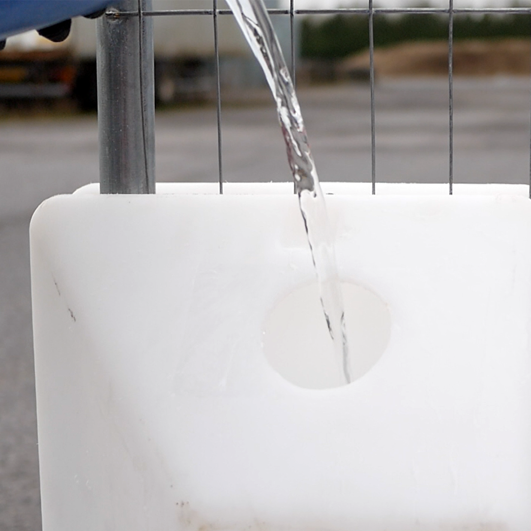 Socle lesté pour Système TRAFISEC Eco