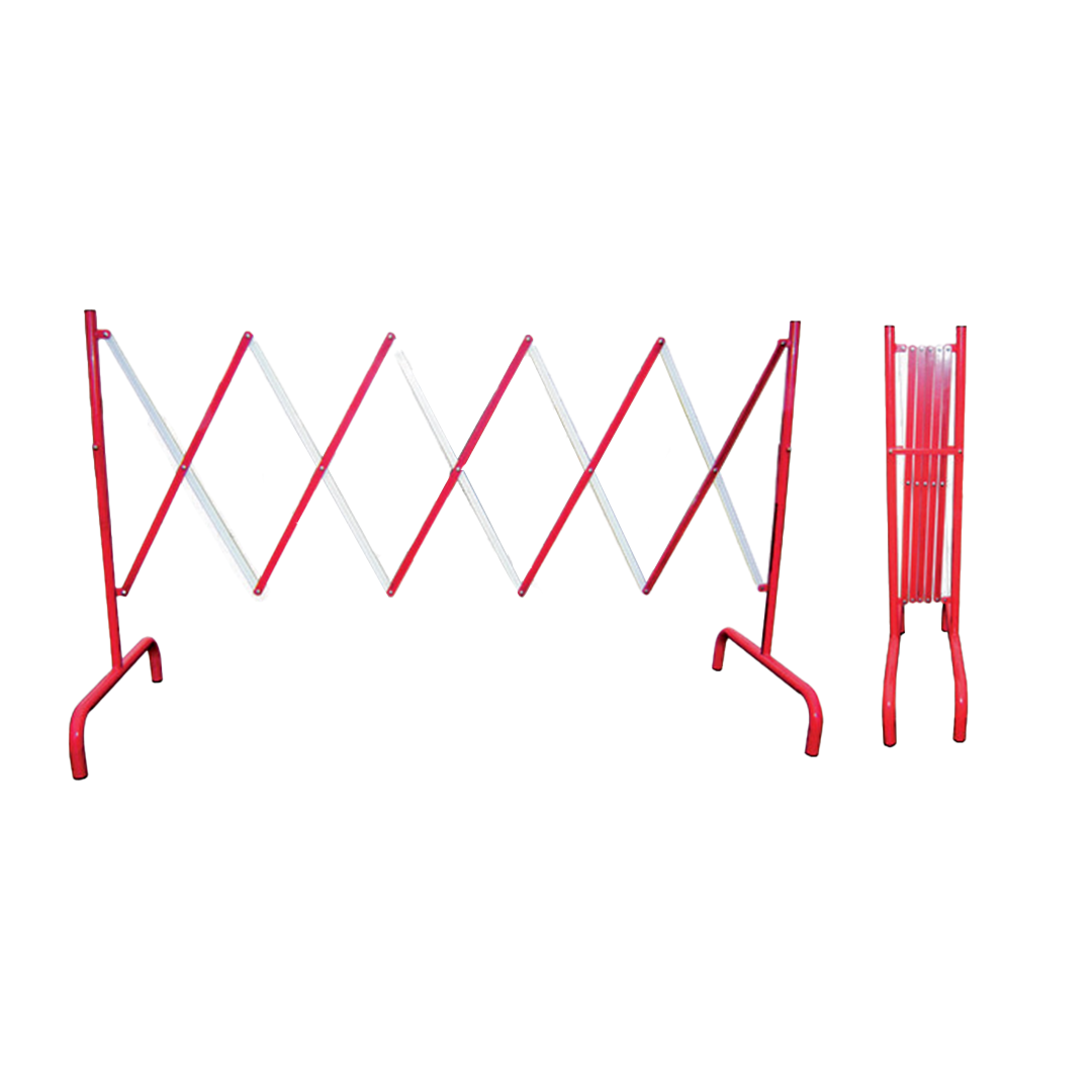 Barrière de Sécurité Extensible Droite 2.8m - Acier Haute Résistance