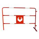 Barrière TP - Plaque Centrale - RAL à définir - Personnalisable