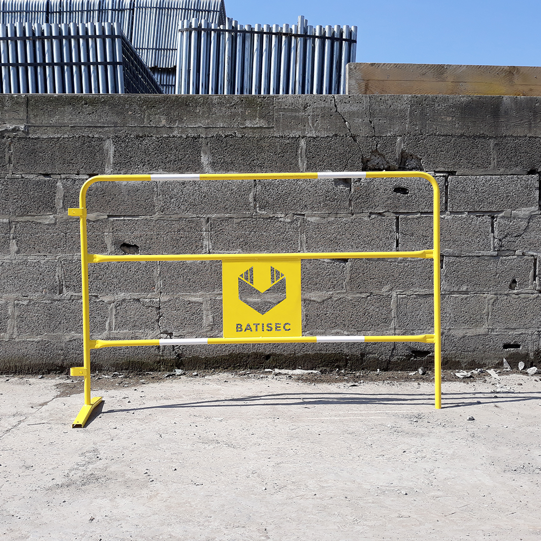 Barrière TP - Plaque Centrale - RAL à définir - Personnalisable