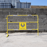 Barrière TP - Plaque Centrale - RAL à définir - Personnalisable