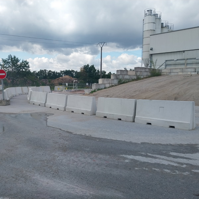 Glissières Armée Béton 2m