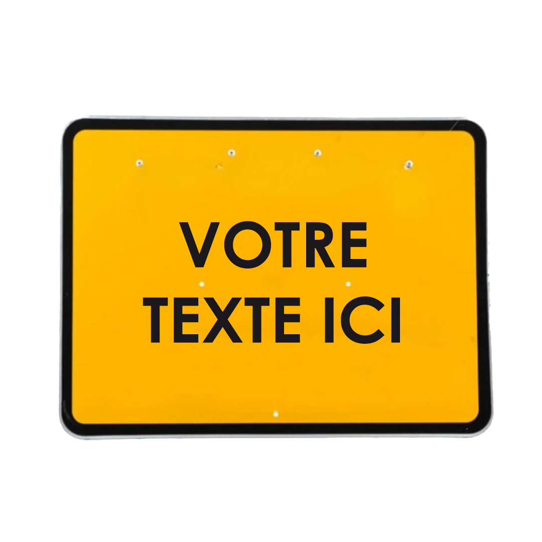 Panneau KC1 - Panneau de chantier à Personnaliser