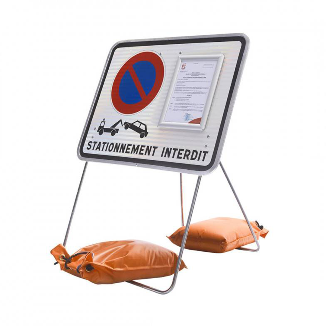 Panneau d'Information Chantier - avec Support A4