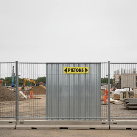 Plaque signalisation "Piéton"