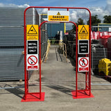 Portique de Sécurité - Accès Chantier & Signalétique