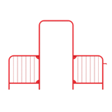 Barrière de passage chantier Vauban – avec ou sans portillon