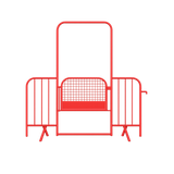Barrière de passage chantier Vauban – avec ou sans portillon
