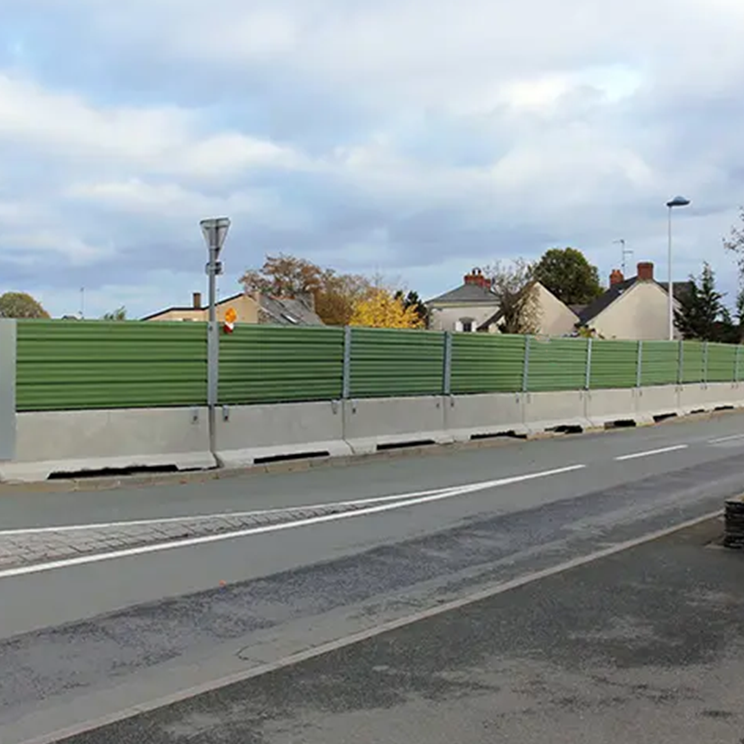 Système Complet TRAFISEC Robust - Pack Palissade avec Glissière en Béton Armée (GBA)