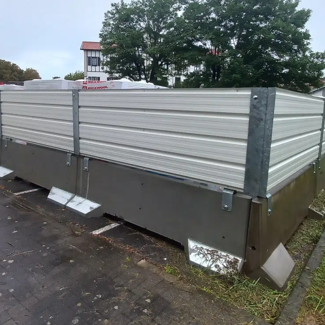 Système Complet TRAFISEC Robust - Pack Palissade avec Glissière en Béton Armée (GBA)