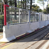 Système Complet TRAFISEC Robust - Pack Palissade avec Glissière en Béton Armée (GBA)