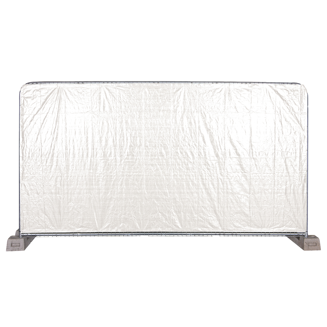 Bâche Spéciale Clôture - Blanche