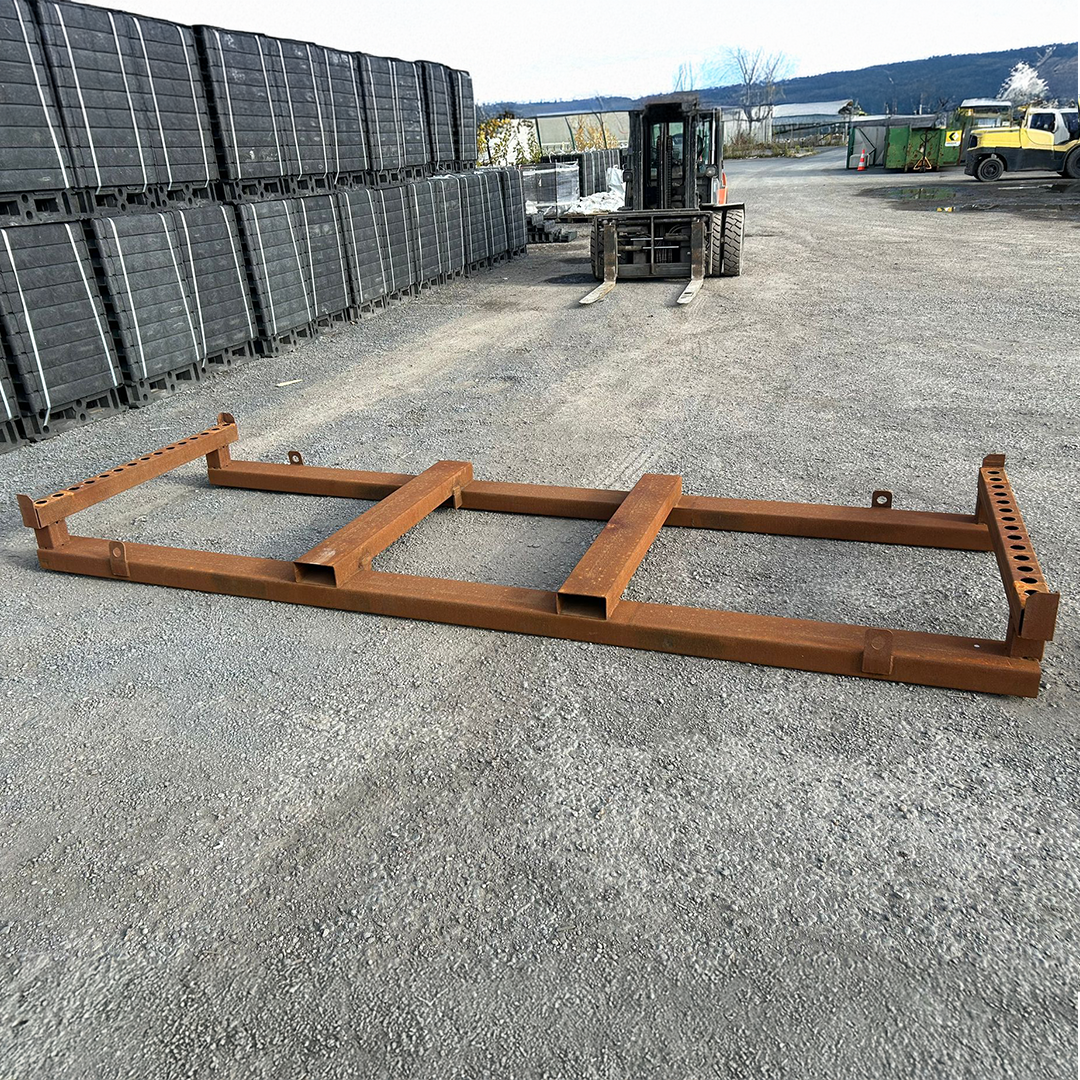 Rack vertical - Acier brut