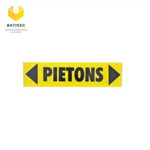 Panneau "PIETONS" Batisec